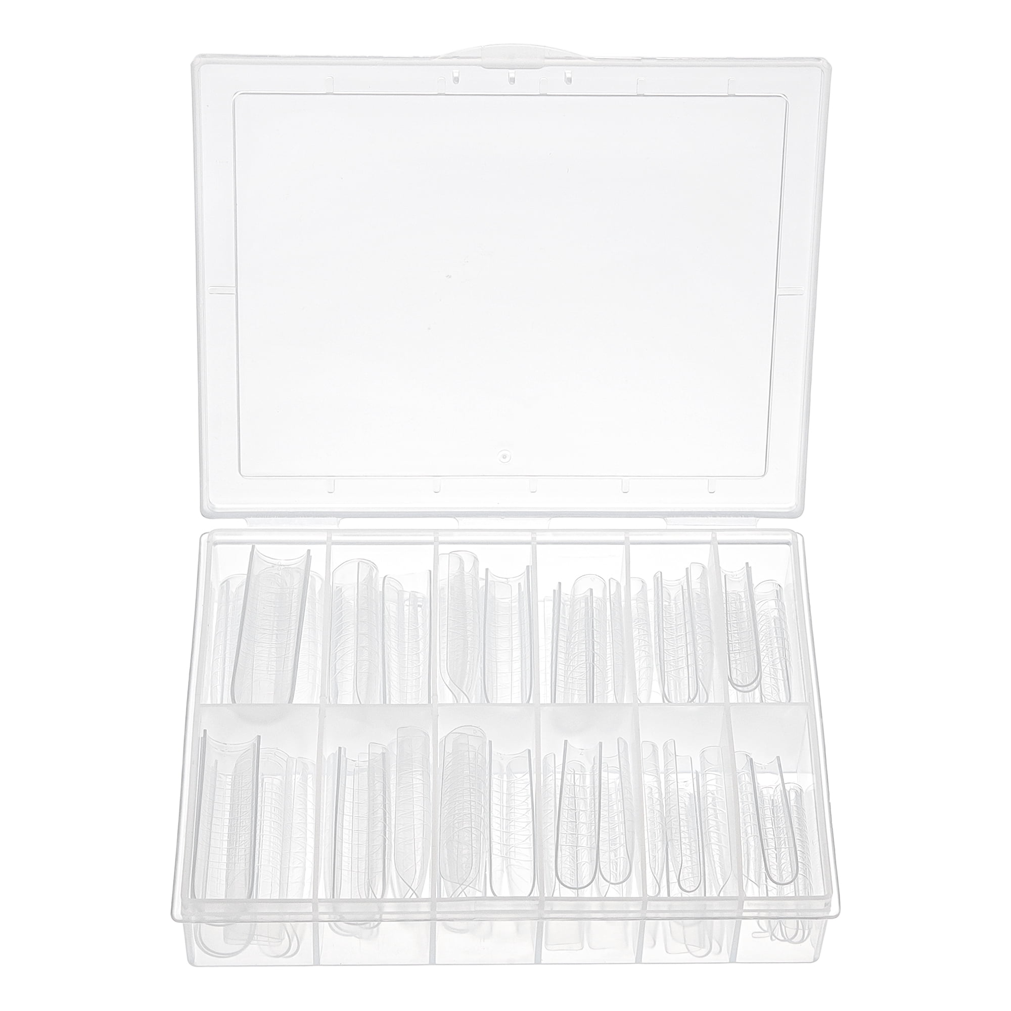 Unique Bargains Scale Faux Crystal Extension Fake Nails 120 Pcs [JM-17]