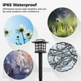 thumbnail image 6 of 12 Packs Solar Outdoor Lights, Light Control LED Solar Pathway Lights, IP65 Waterproof Outdoor Landscape Lights, Decorative House Shape Solar Lamps for Garden, Yard, Walkway, 6 of 8