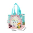 thumbnail image 3 of Orangide Happy Easter Gift Bags with Handles - Reusable Easte Egg Hunt Bag, Multifunctional Non-Woven Spring Tote Goodie Bags for Easter Gifts Wrapping, Party Favors and Supplies, 3 of 6