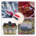 thumbnail image 4 of Conector de Pala en y para Cable Altavoz, 8 Piezas Enchufe Horquilla U Chapado 45 Grados, 4 of 5