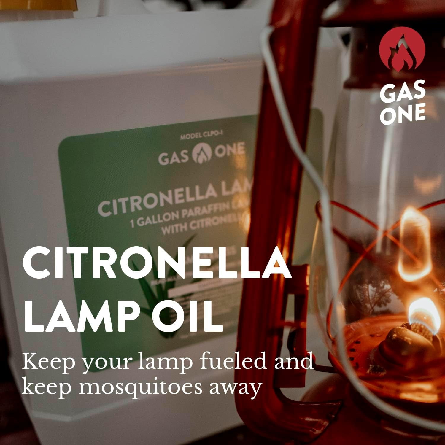 GasOne Smokeless Citronella Paraffin Lamp Oil