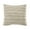 Taupe/Dusty Blue, variant on Woven Paths Charles Casual Cabin Fringed Throw Pillow, Cream/Tan/Beige Striped, 20" x 20"