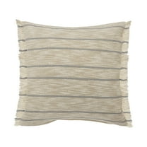 Woven Paths Charles Casual Cabin Fringed Throw Pillow, 20" x 20"