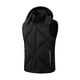 thumbnail image 1 of Kalauyu Men's Hoodie Vest Outerwear,Vest for Men,Full Zip Padded Lined Light Softshell Windproof Sleeveless Jacket for Hiking Golf, 1 of 8