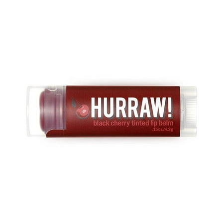 hurraw! lip balms: black cherry tinted