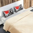 thumbnail image 5 of Yayeee Pillowcase King Size Set of 2 Satin Wrinkle Resistant Pillow Case, Black Streets, 5 of 8