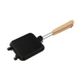 thumbnail image 3 of Maker Pan Sandwich Maker 13 Cm/5in 1x About 34 Cm / 14.17 Inches Black Die-cast Aluminum Double Sided Breakfast, 3 of 6