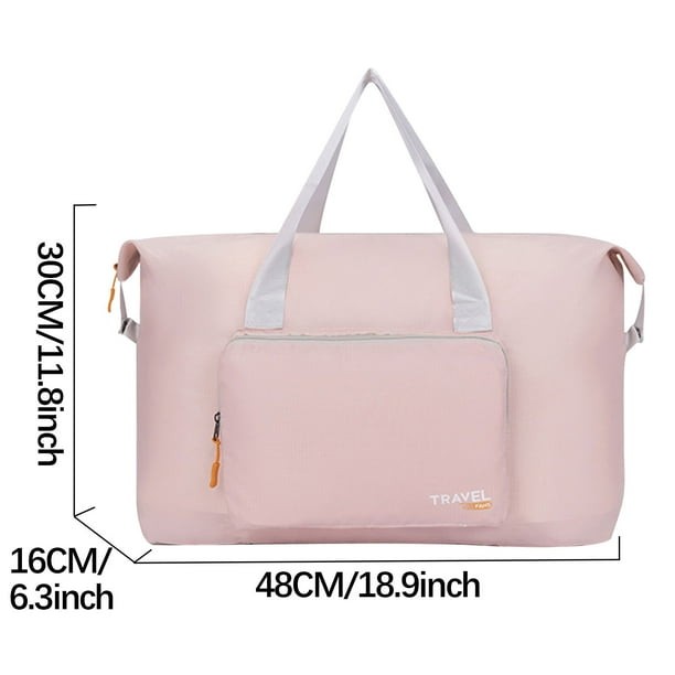 Yhmxh Organizadores y almacenamiento Bolsa de viaje de gran capacidad, bolsa de equipaje plegable, bolsa de almacenamiento portátil, bolsa de almacenamiento para viajes de negocios de corta distancia