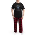 thumbnail image 5 of CafePress - Proud Dad Of A Nurse Men's Dark Pajamas - Men's Dark Loose Fit Cotton Pajama Set, 5 of 7