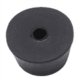 thumbnail image 3 of 100 Pcs 21 x 12 mm Conical Recessed Foot Feet Rubber Buffer Material: Rubber, 3 of 5