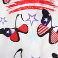 thumbnail image 5 of Fesfesfes Kids Baby Girls Dress Beach Dresses Casual Sleeveless Flag Printed Princess Sundress Summer Dress, 5 of 8