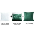 thumbnail image 2 of Home Soft Things Textured Velvet 2 Piece Pillow Shell Set - Eden - 26" x 26", 2 of 4