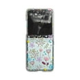 thumbnail image 4 of Dteck for Motorola Razr Plus 2025 Case with Strap Bracelet Chain, Lightweight Cute Stylish Anti Yellowing Clear Hard PC Shockproof Cover,Embroidered Flowers, 4 of 4