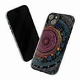 thumbnail image 3 of Mandala Galaxy Phone Case, Intricate Sacred Geometry Art iPhone Cover, Boho Spiritual Protective Case for iPhone 16 15 14 13 12 11 Pro Plus Mini, 3 of 6