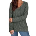 thumbnail image 4 of Shine Up Womens Tops V Neck Long Sleeve Shirts Lightweight Pullover Casual Tunic Tops, 4 of 8