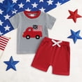 thumbnail image 2 of UAYOTSE Baby Boys Girls 6 9 12 18 24 Months Pajama Set Kids Cute Toddler Snug fit Pjs Cotton Sleepwear,Sizes 3-6 Months, 2 of 6