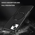 thumbnail image 2 of Feishell for iPhone 14 Case, [Compatible with MagSafe] Anti Fingerprint, Anti Scratch, Non Slip, Sleek, Shockproof, Military Grade Protection Case For iPhone 14, Black, 2 of 10