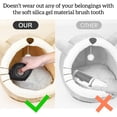 thumbnail image 3 of Removedor de pelo de animales portátil tela cepillo de eliminación rápida viaje Pro pelusa muebles sofá cama raspador lavado para sofá negro Inevent PT000629-01B, 3 of 7