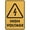 Warning Sign 4, variant on Caution High Voltage Sign For House 8"x12" Yard Sign, Premium Aluminum, Sun-Proof, Rust-Free