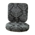 thumbnail image 4 of Funda para silla de ordenador Zulema lavables de repuesto Negro, 4 of 8