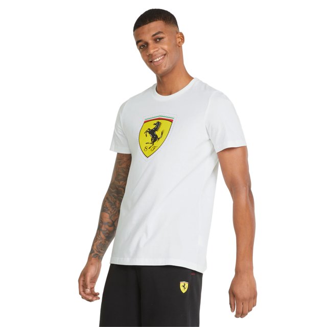 Playera Puma Hombre Ferrari Race Blanco Casual 53375306