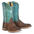 thumbnail image 3 of Tin Haul Women's Weavealicious Western Boot Broad Square Toe - 14-021-0007-1501 BR 8 M  US, 3 of 3