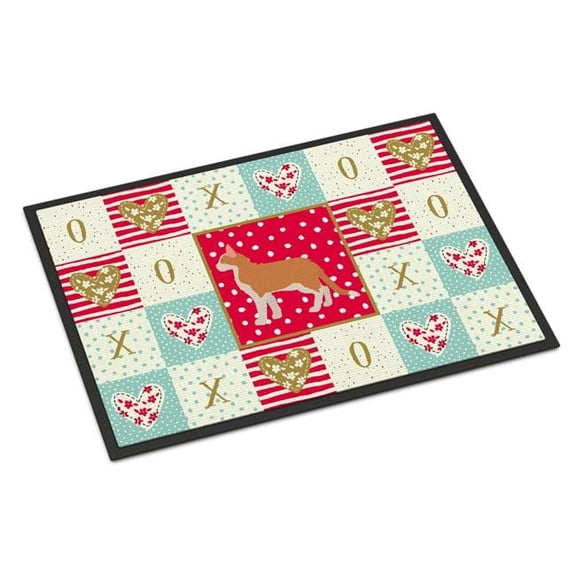 Carolines Treasures Aphrodite Giant #2 Cat Love Indoor or Outdoor Mat 18x27 doormats, Multicolor