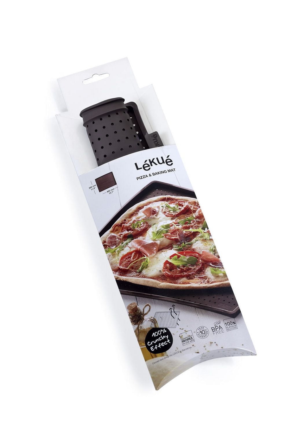 Lekue Tapis Rectangulaire Pour Pizza Croquant