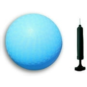 Blue Colored Playground with Air Pump and Needle, Bouncy Ball Dodgeball Kick Ball