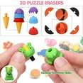 thumbnail image 7 of 150 Pack Animal Erasers for Kids Puzzle Pencil Erasers 3D Mini Eraser Toys for Classroom Prizes Game Reward Easter Egg Fillers Goodie Bag Stocking Stuffers Treasure Box Party Favors for Kid Gifts, 7 of 7