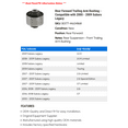 thumbnail image 2 of Rear Forward Trailing Arm Bushing - Compatible with 2000 - 2009 Subaru Legacy 2001 2002 2003 2004 2005 2006 2007 2008, 2 of 2