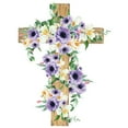 thumbnail image 2 of Easter Cross Wall Stickers Window Decor Decal Stickers Botanical Flower Holiday Refrigerator Sticker, 2 of 7