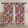 thumbnail image 5 of Blackout Kids Curtains,Pioneer Flower Floral Print Pattern Childrens Insulated Curtains Set Of 2,Bedroom Essentials,Toddler Room Decor 52"x63", 5 of 5