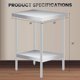 thumbnail image 3 of Qinaqin 24 x Inches Stainless Steel Prep Mesa con Ajustable Undershelf Commercial cm de Alturaeavy- Profundidaduty para Outdoor Use en Restaurants Alturaotels etc, 3 of 7