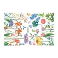 thumbnail image 1 of Calcomanía de Pared con Flores, Elegante Adorno Decorativo para Dormitorio de Niñas, Guardería, 1 of 9