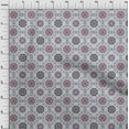 thumbnail image 4 of oneOone Viscose Chiffon Gray Fabric Asian Suzani Sewing Craft Projects Fabric Prints By Yard 42 Inch Wide, 4 of 5