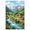 Unframe-style, variant on Rustic Alpine Mountain Village Wall Art Scenic Swiss Chalet Decor Poster