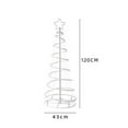 thumbnail image 3 of Bouanq Christmas Decorations Xmas Tree Decor RGB Outdoor Tent Light Luminous Tree Phantom Point Control Tree Light Folding Simulation Tree LED Christmas Light Christmas Tree Ornaments, 3 of 3
