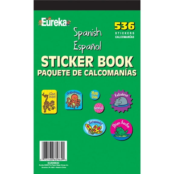 Spanish Sticker Book by Eureka