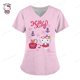 thumbnail image 1 of Uniforme de enfermera con estampado de Hello Kitty para mujer, Blusa de manga corta con dibujos animados para trabajo, uniforme médico, Top Y2K, 1 of 4