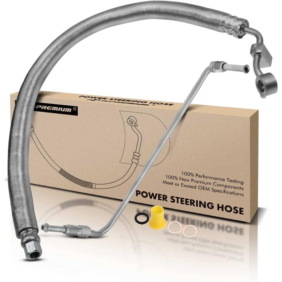 A-Premium Power Steering Hose Pressure Line Hose Assembly Compatible with Nissan Murano 2003-2007 V6 3.5L FWD Pump To Rack