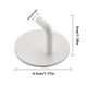 thumbnail image 5 of Injueey Colgador de pared de acero inoxidable para el hogar, baño, baño, cocina, toalla colgante, sombrero, bufanda, soporte de gancho para paraguas Almacenamiento y organización del hogar Blanco Injueey HA005142-02, 5 of 6