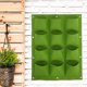 thumbnail image 5 of Bolsas verticales para plantas verdes, 12 bolsillos, impermeables, colgantes, para cultivo de plantas, para pared, jardín, balcón, patio, escuela, azotea, 5 of 7
