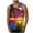 Purple, variant on Xysaqa Mens Beach Hawaiian Tank Tops, 3D Graphic Seaside Printed Sleeveless Tee, Casual Summer Sports Gym Workout T Shirt for Men Big & Tall M-6XL