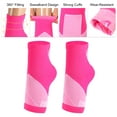thumbnail image 4 of Unique Bargains 1 Pair Ankle Support Braces Adjustable Breathable Ankle Wrap Brace for Sports Running Rose Red Size M, 4 of 6
