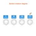 thumbnail image 4 of Uxcell Potentiometer Control Knob ABS Guitar Knob for Bass Volume Tone D Type 270 Degrees Grey White 5PCS, 4 of 6