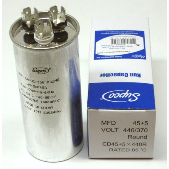 Appliance Factory Parts CAPACITOR ROUND 455MFD440V