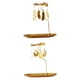 thumbnail image 1 of Portavelas giratorio Zulema para Velas de té color dorado, 1 of 8