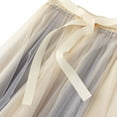 thumbnail image 2 of Jdlsppl Women's Long Tulle Skirt Cute Pastel Mesh Casual Fashion Elastic Waist Flowy Layered A Line Summer Pleated Skirts Blue Apricot One Size, 2 of 4