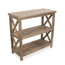Home Improvement Wooden 3 Tier Shelf - Brown